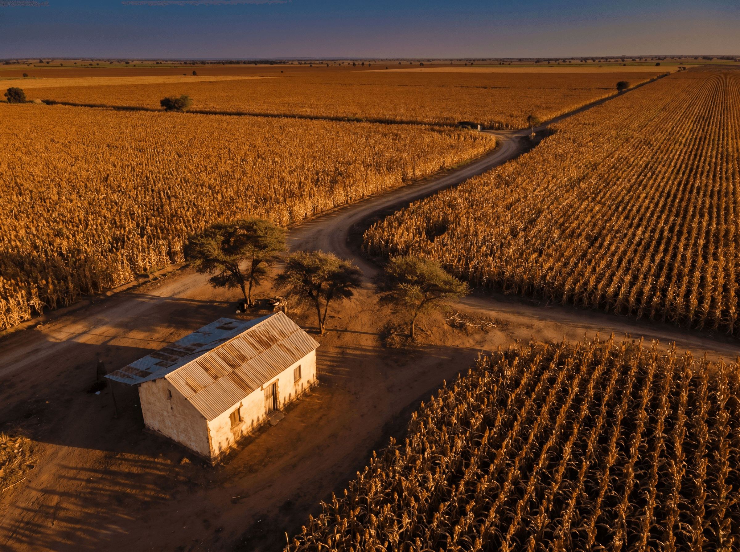 Mechanized sorghum farm, Gedaref